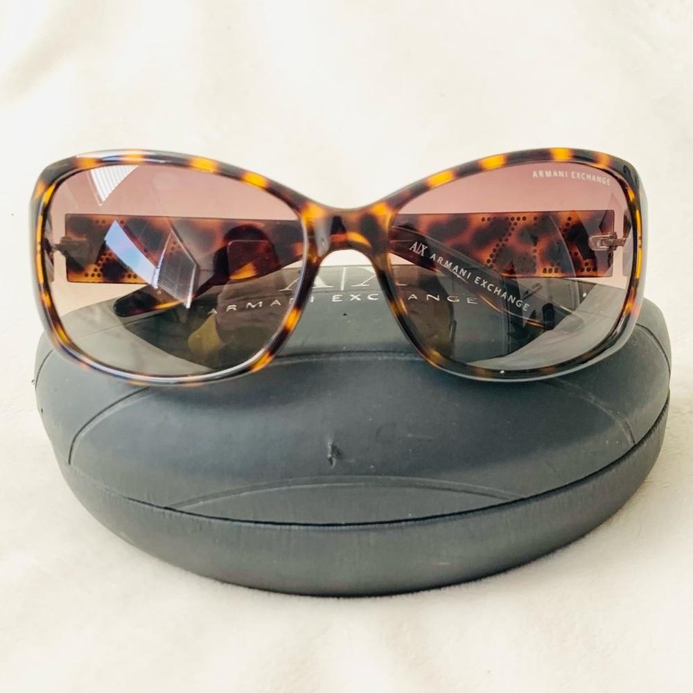 Armani Exchange Tortoise Shell Sunglasses